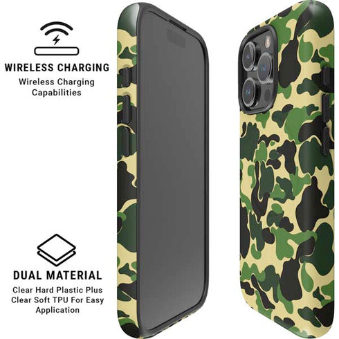 Green Street Camo iPhone 16 Pro Magsafe Impact Case